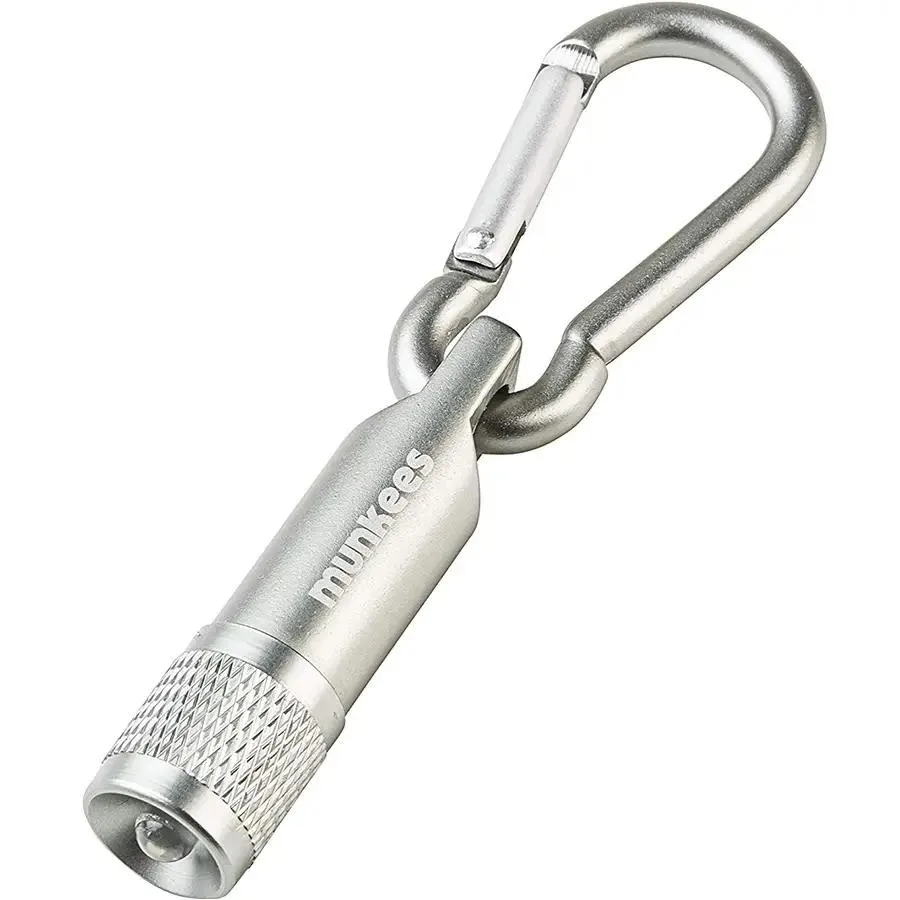 Munkees 1076 брелок-фонарик LED with Carabiner grey (1076-GY)