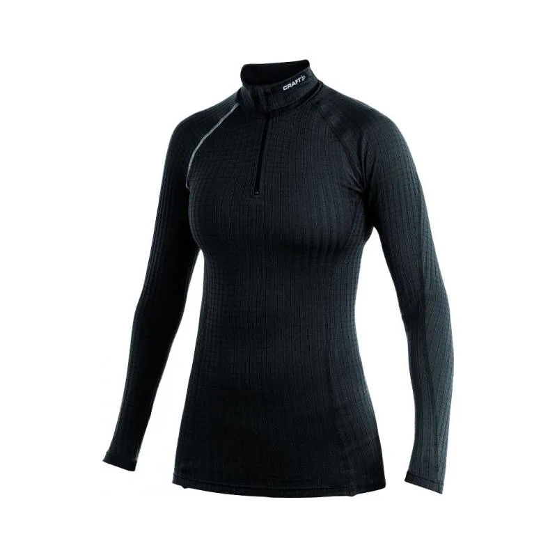 Термофутболка Craft Active Extreme Zip TN W (1903776) - XS, Black/Platinum
