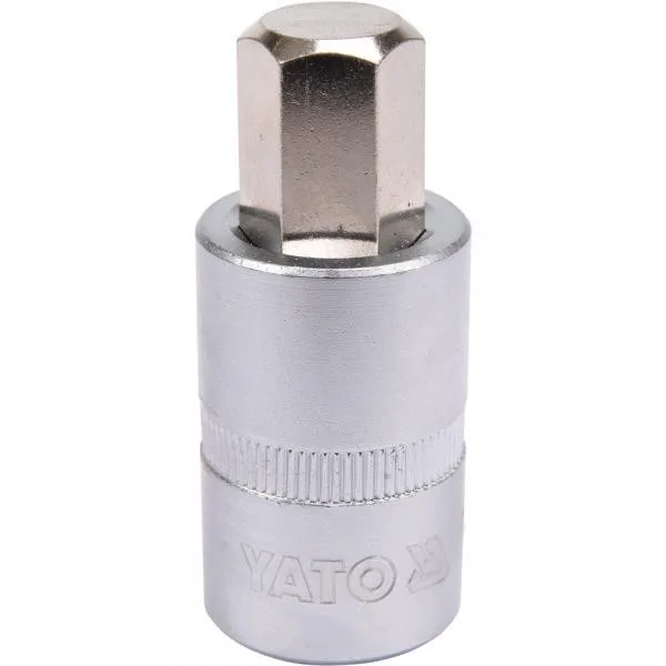 Головка торцева з насадкою викрутковою HEX YATO YT-04387 1/2" H14 x 55 мм