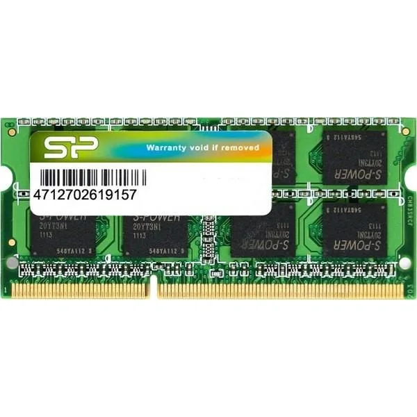 Модуль памяти Silicon Power DDR3 SoDIMM 8GB 1600MHz (SP008GBSTU160N02)