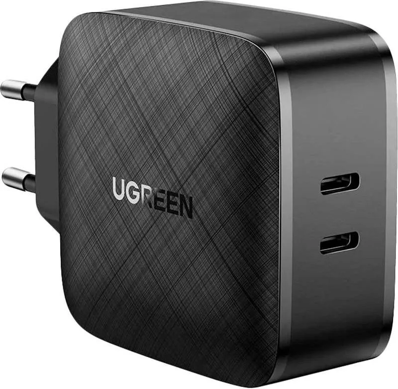 UGREEN 66W 2 x Type-C PD Charger Black (70867)
