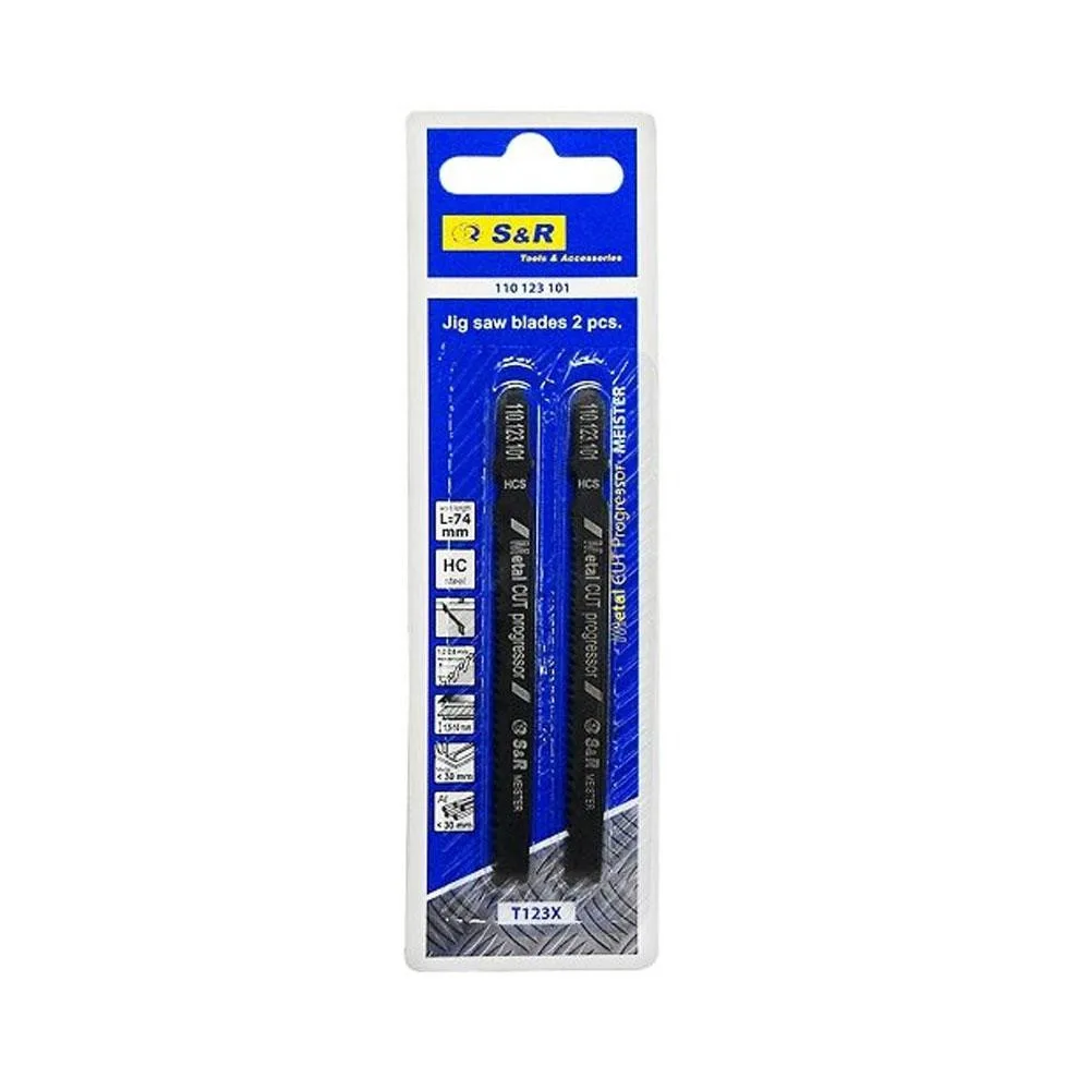 Пильне полотно S&R Meister T123X 2 шт. (110123101)