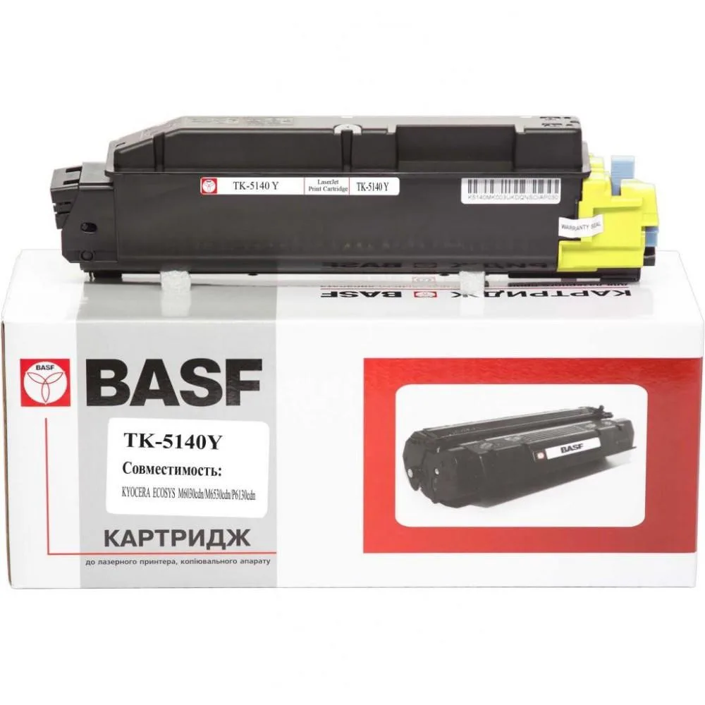 Картридж тонер Kyocera TK-5140Y Yellow (5K)(1T02NRANL0)