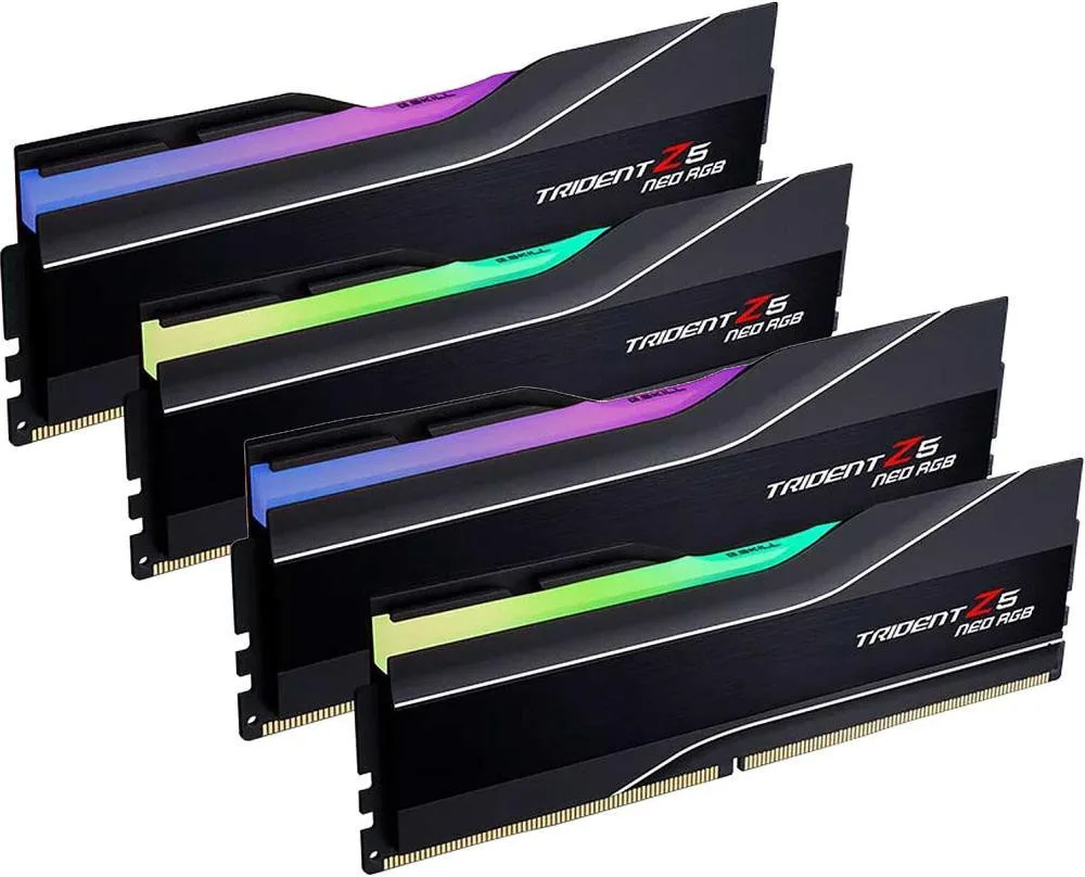 Модуль пам’яті G.Skill Trident Z5 NEO RGB 256GB (4x64) DDR5 6000MHz AMD EXPO (F5-6000J3644D64GX4-TZ5NR)