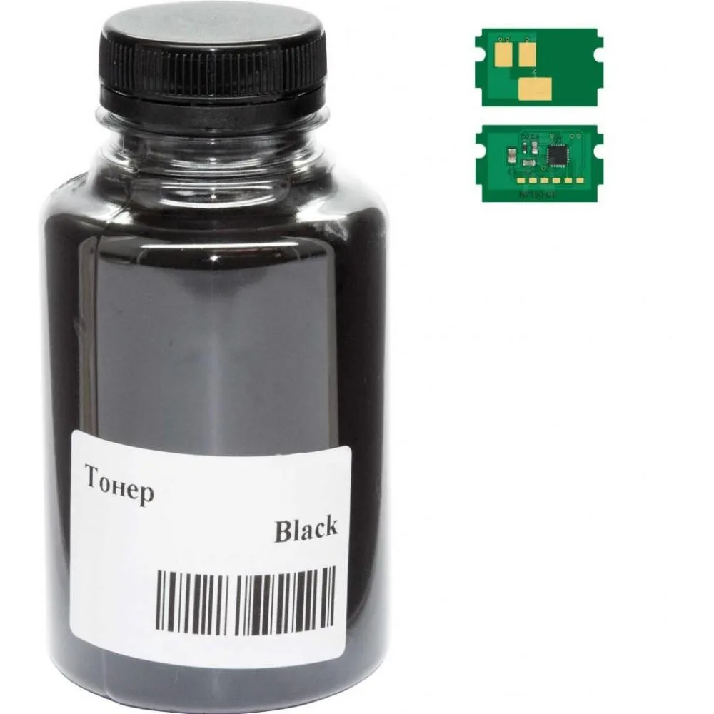 Тонер+чип АНК для Kyocera Mita ECOSYS P5021/P5026, TK-5240 ( тонер АНК, чип АНК) бутыль 70г Black (3203382)