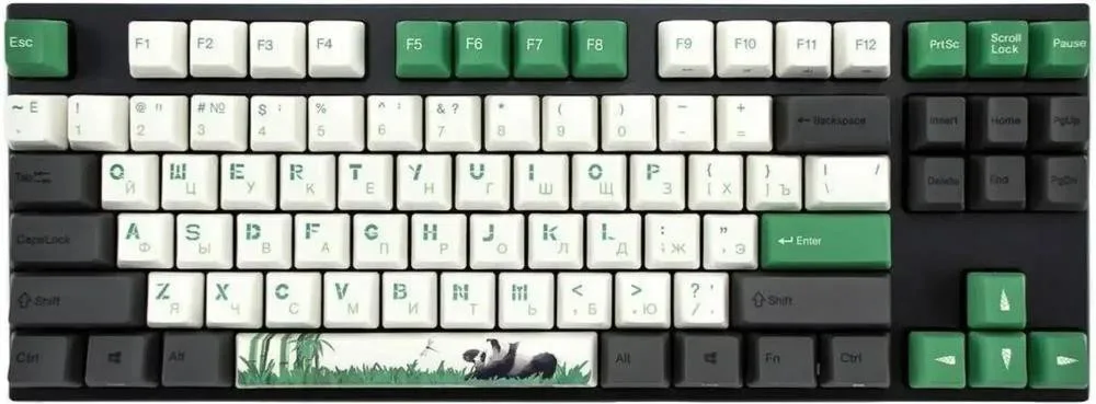 Клавіатура Varmilo APT87 Panda R2 C-TK Brown Wireless White Led UA (A92A029D3A5A17A007)