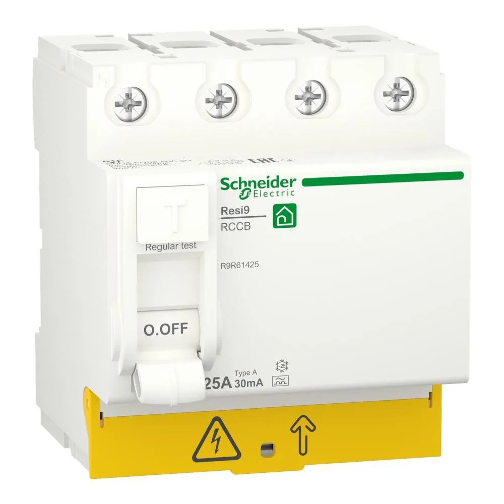 Schneider Electric RESI9 4P 25A 30mA А (R9R61425)