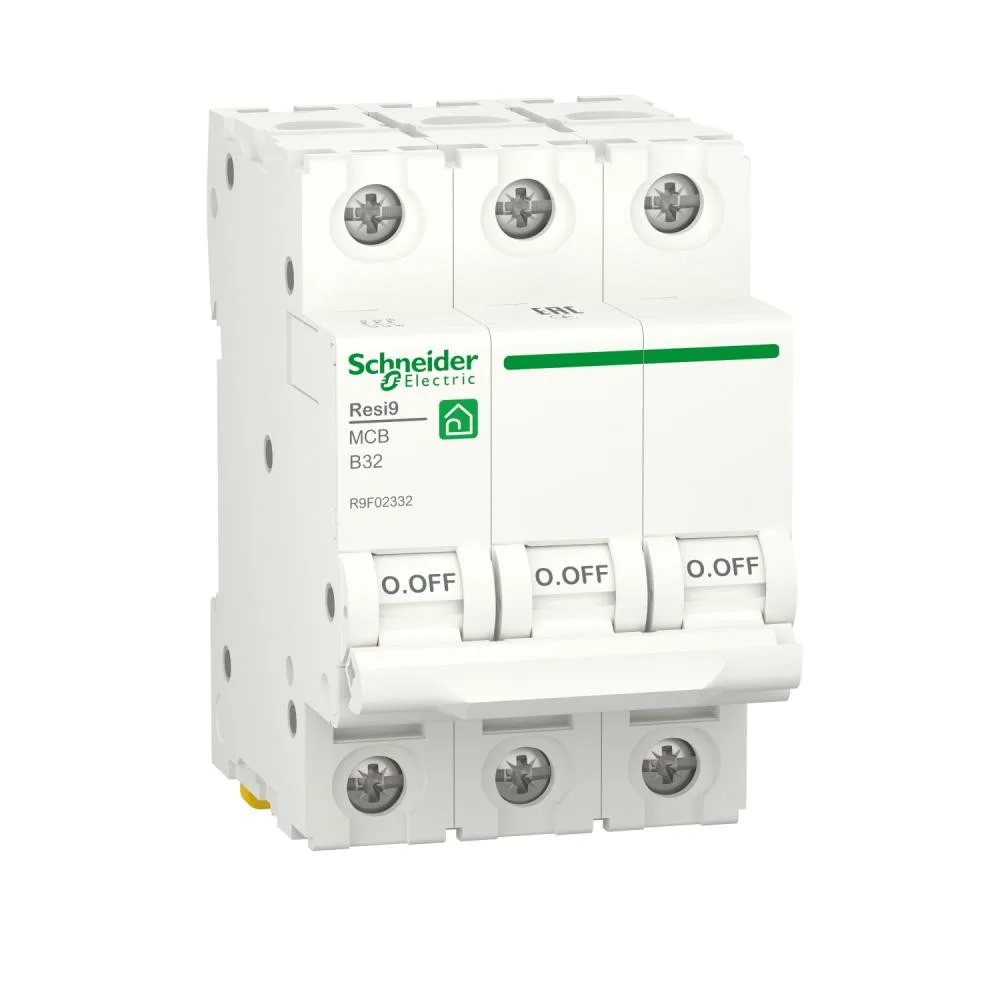 Schneider Electric RESI9 32A, 3P, B, 6kA (R9F02332)