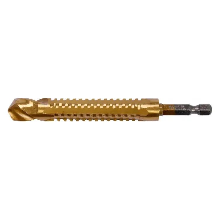 Свердло фрезерувальне по металу YATO YT-44831 HSS-TIN 13 x 120 мм HEX - 1/4"