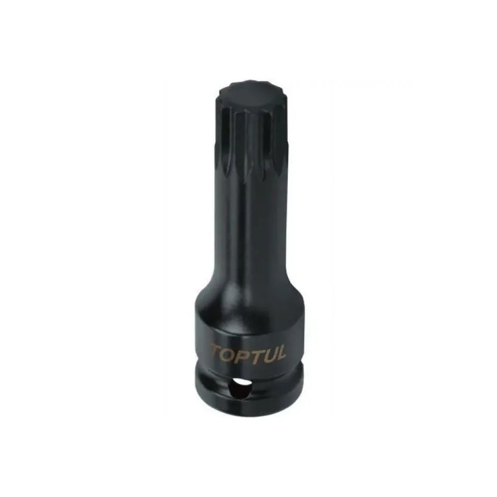 Головка торцева TOPTUL SPLINE ударна М14 L77 мм 1/2" KADB1614L