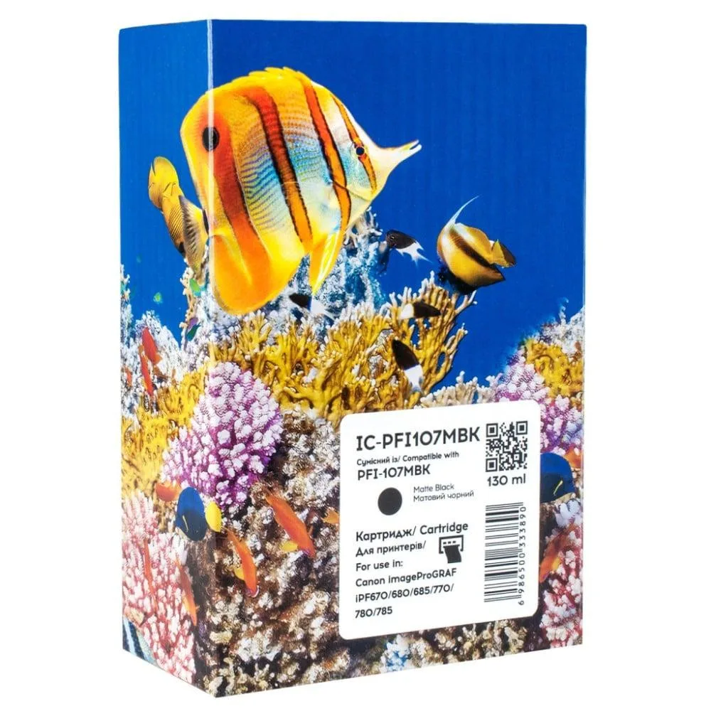 Картридж NEWTONE для Canon imagePROGRAF iPF670/770 Matte Black (NT.PFI-107MBK)