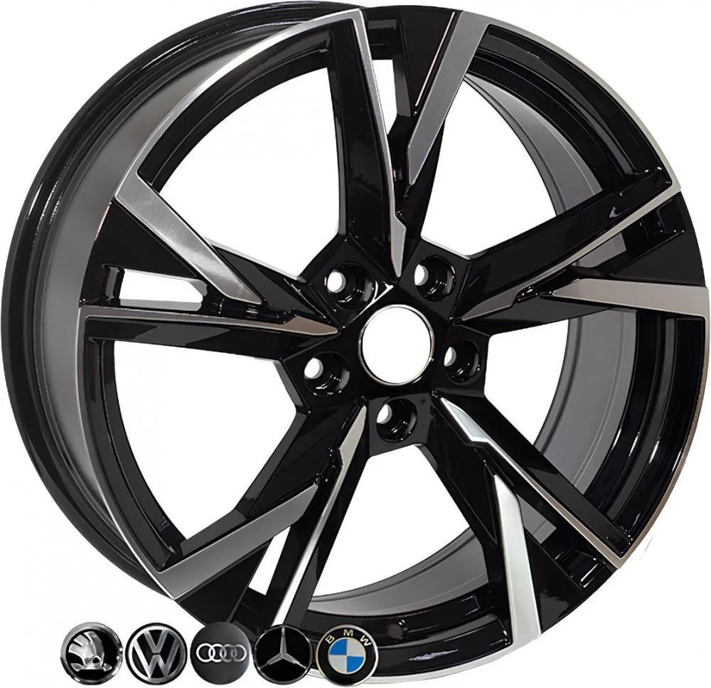 Borbet F W8 R18 PCD5x112 ET35 DIA72.6 brilliant silver