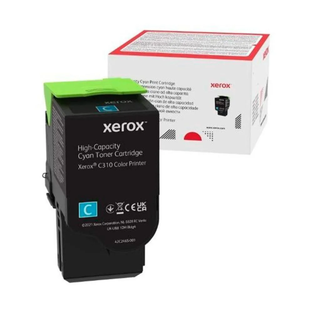 Тонер картридж Xerox C310/C315 Cyan (5500 стор) (006R04369)