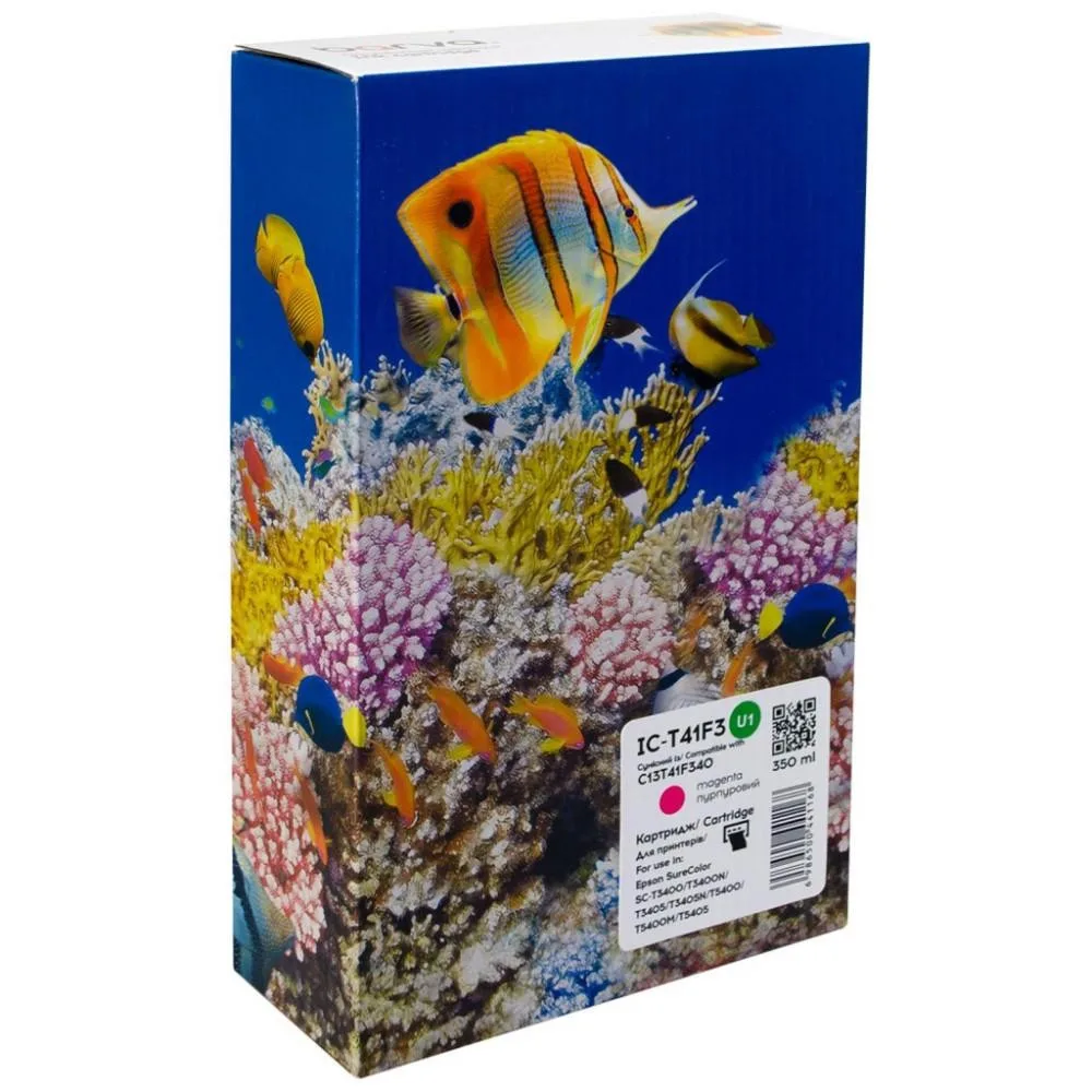 Картридж Epson SC-Т3400/3405/5400/5405 Magenta, 350мл (C13T41F340)