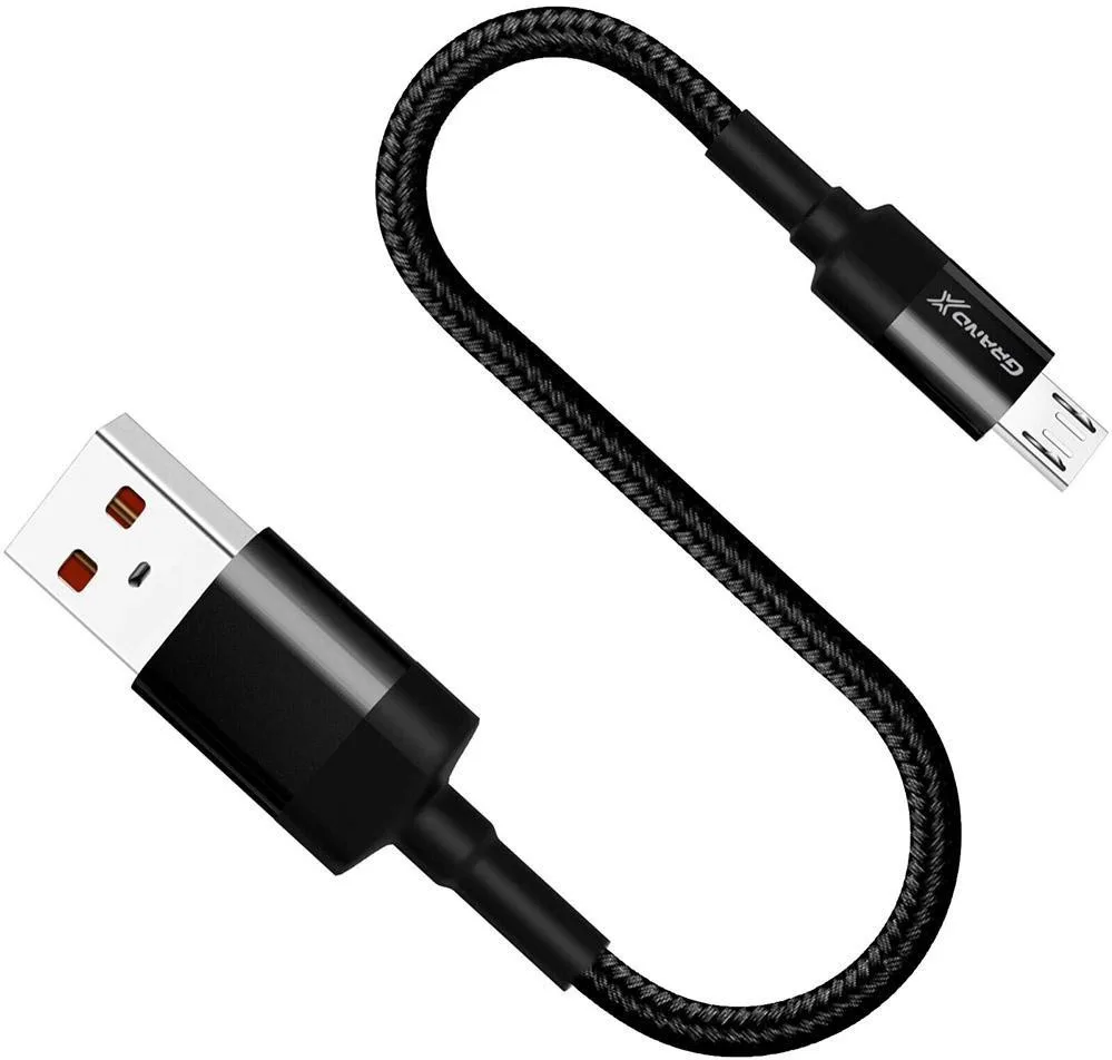 Grand-X USB 2.0 AM to Micro 5P 0.2m (FM-20M)