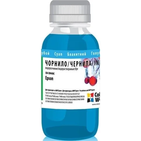 Чорнило ColorWay Epson SC 67/87/79 CX3xxx-6xxx Cyan (CW-EW400C01)