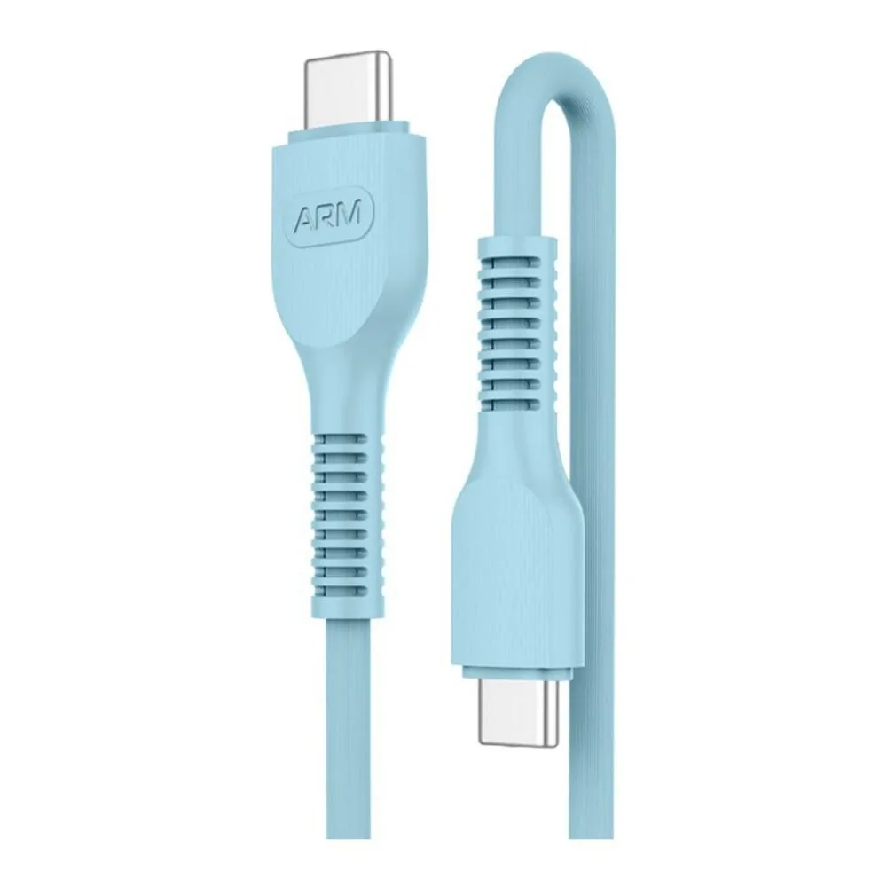 Кабель ArmorStandart AR88 Type-C to Type-C 3A 1m Blue (ARM65292)