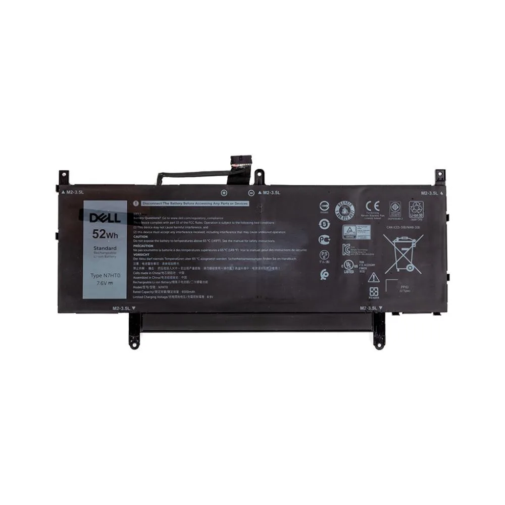 Акумулятор для ноутбуків DELL Latitude 9510 (N7HT0) 7.6V 6500mAh (original) (NB441693)