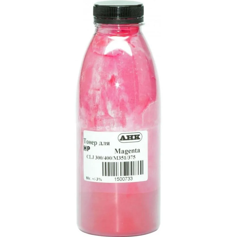 Тонер АНК для HP LJ Pro300/400, LJ Pro M351/M375 80г Magenta (1500733)